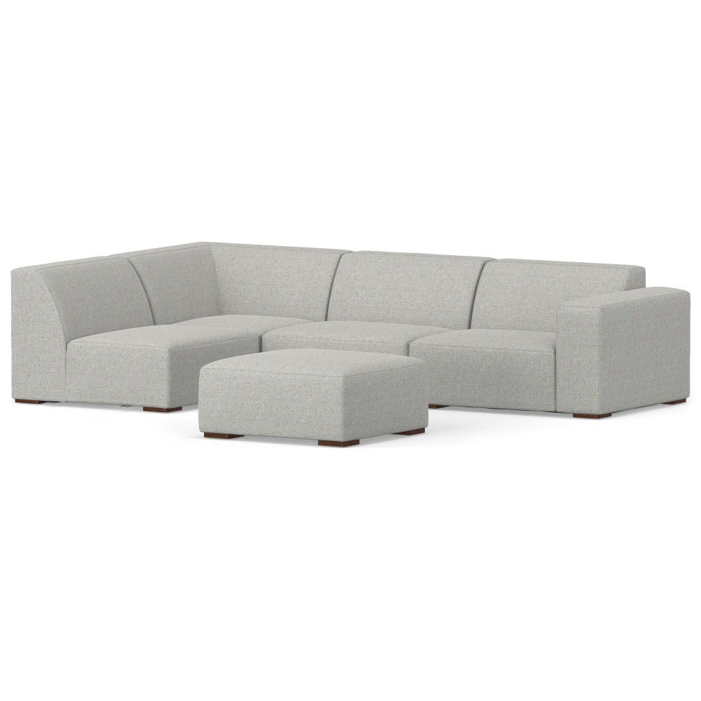 Rex - Handcrafted Sectional Sofa And Ottoman