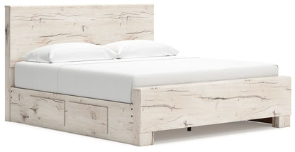 Lawroy - Panel Bed With Storage