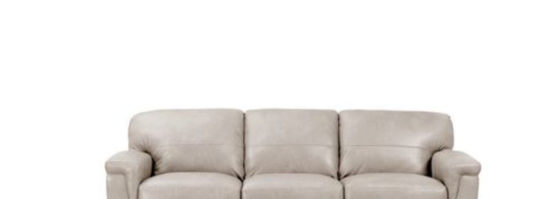 Cornelia - Leather Sofa - Beige