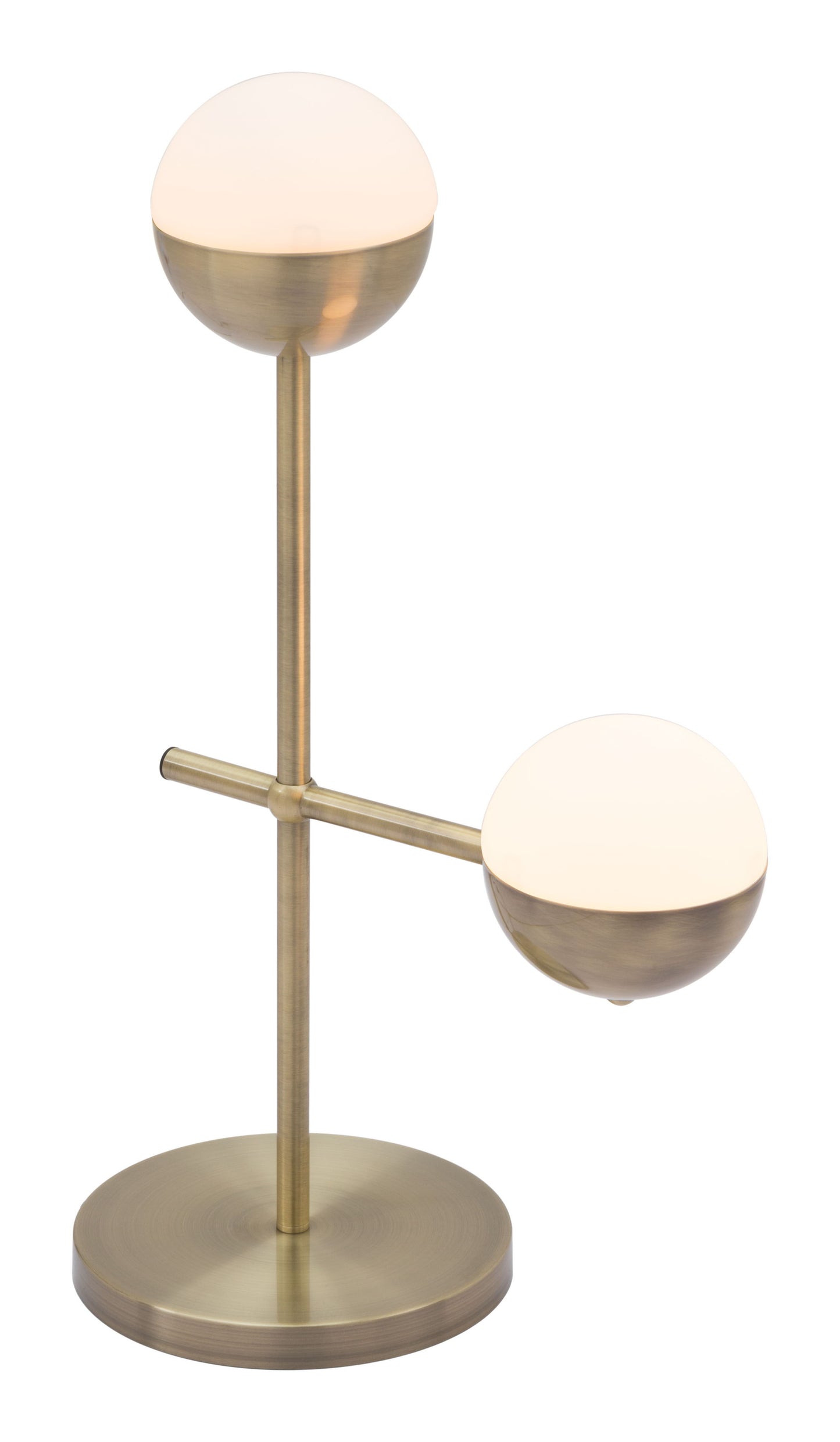 Waterloo - Table Lamp - White / Bronze