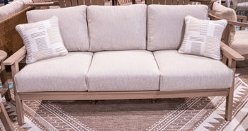 Cliffs Beach - Sofa With Cushion - Driftwood
