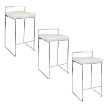 Fuji - Elegant Design Contemporary Stackable Counter Stool