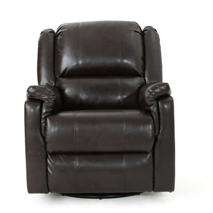 Glider Recliner With Swivel, Manual Reclining Chair