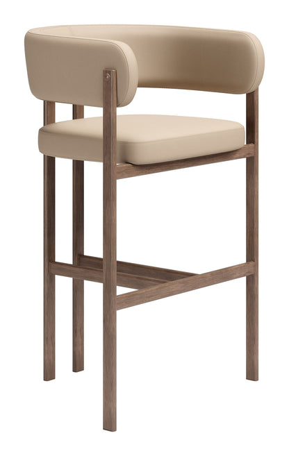 Ruge - Barstool (Set of 2) - Beige