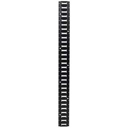 12 Pieces E Track Tie-Down Rail Kit For Trucks, Vans, Garages - Black