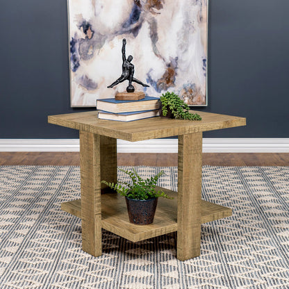 Square End Table - Mango Color