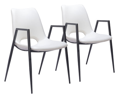 Desi - Dining Chair With Black Legs (Set of 2)