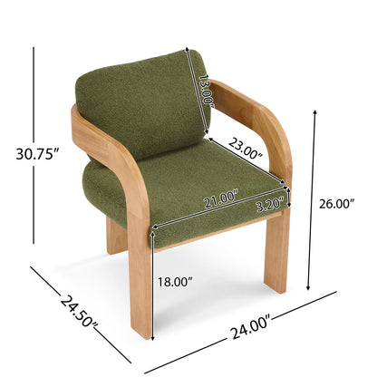 Dining Chairs With Pillow Back (Set of 2)