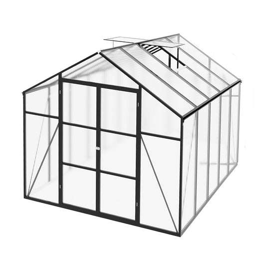Gain Height Windproof Greenhouse All Season Outdoor Garden Shelter