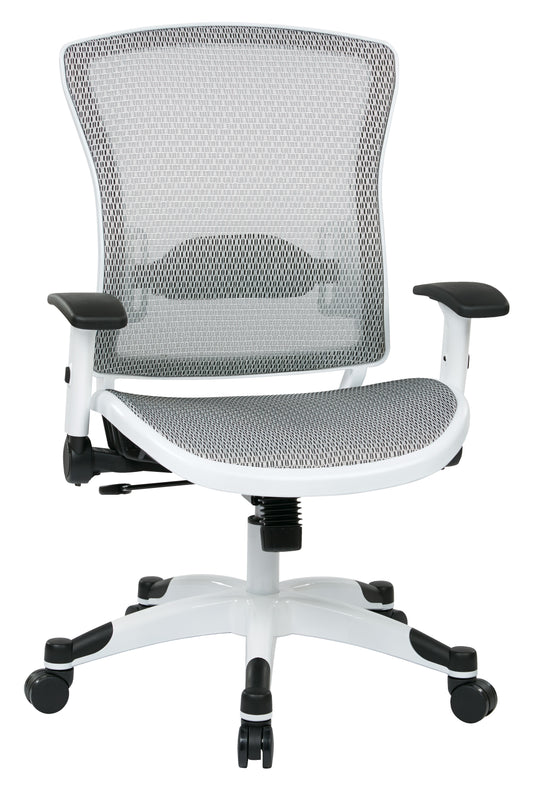 White Frame Managers Chair