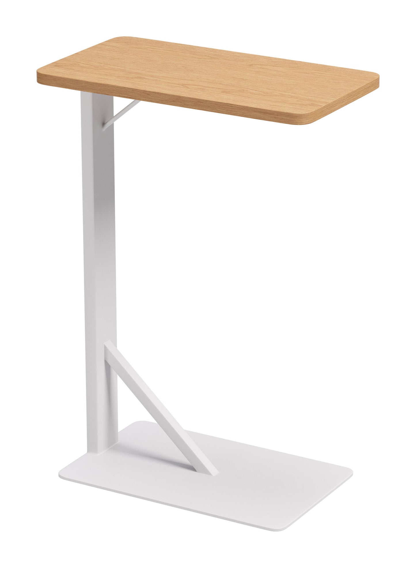 Pebble - Side Table - Light Brown / White