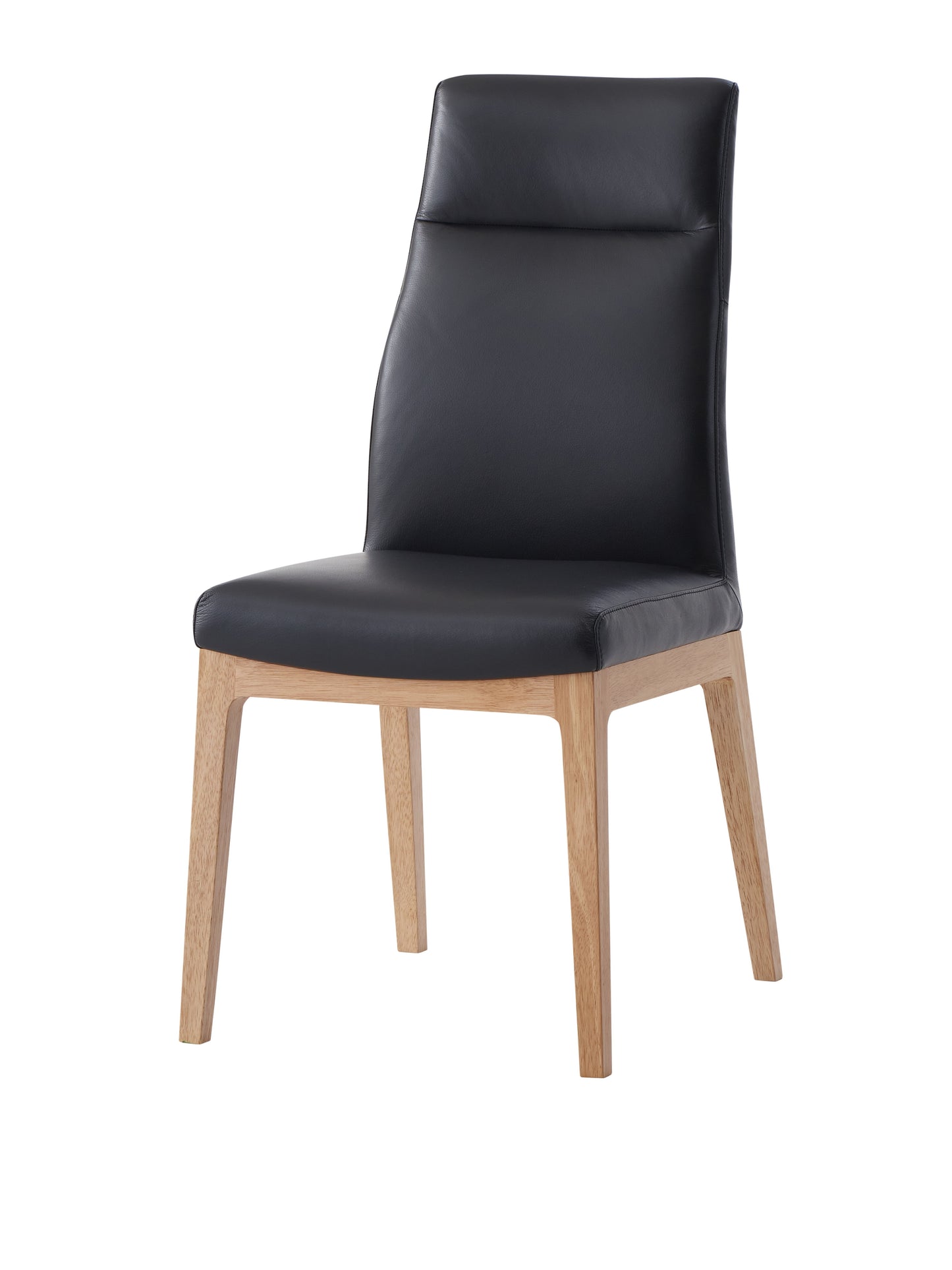 Raquan - Leather Side Chair (Set of 2) - Black Pu