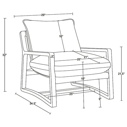 O'Brien - Upholstered Accent Chair - Sand