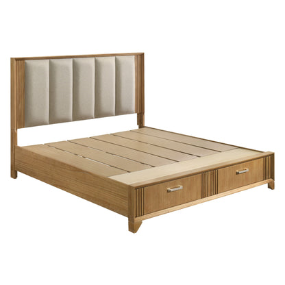 Hugo - Storage Bed With Upholstered Headboard