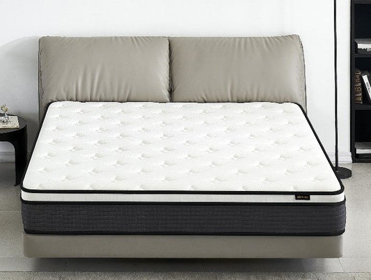 10" Hybrid Pillow Top Mattress A Box With Breathable And Hypoallergenic Design, Medium Firm For Lumbar Support