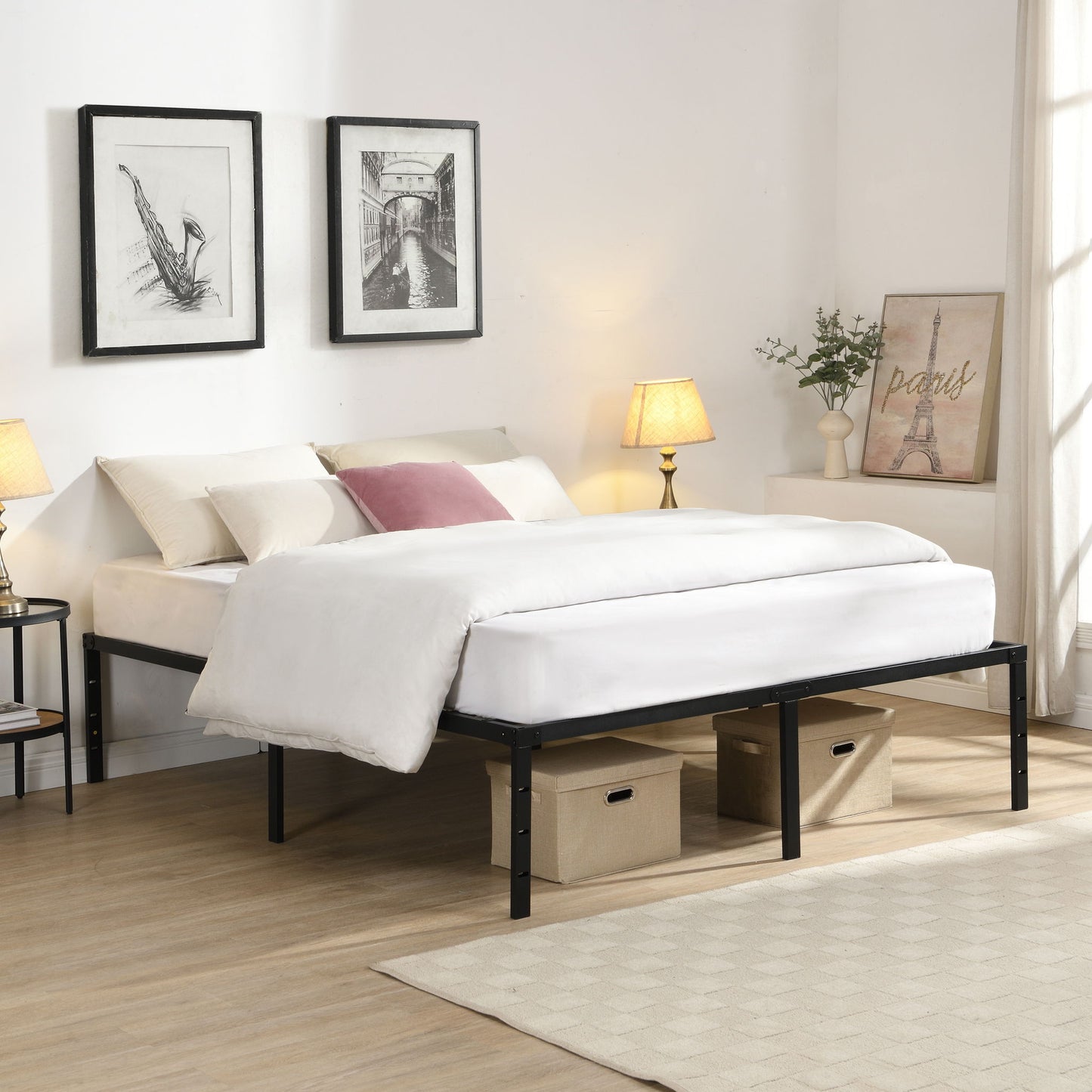 Queen Size With Quiet Support - Black