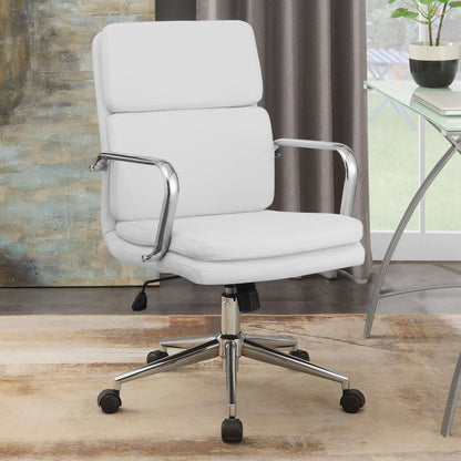 Ximena - Upholstered Adjustable Mid Back Office Chair