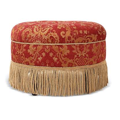 Yolanda - Round Upholstered Accent Ottoman