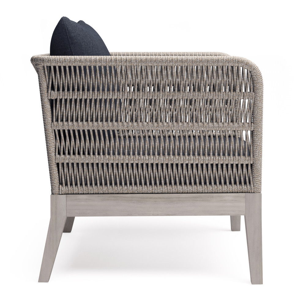 Santiago - Outdoor Conversation Chair - Slate Gray