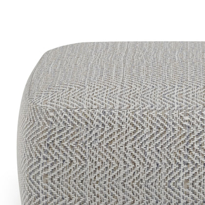 Nate - Handcrafted Square Pouf