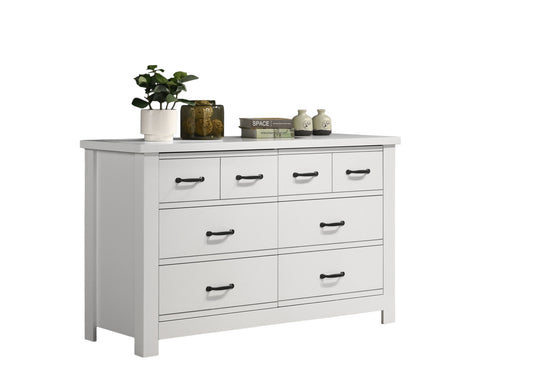 Cassini - 6 Drawer Dresser - White