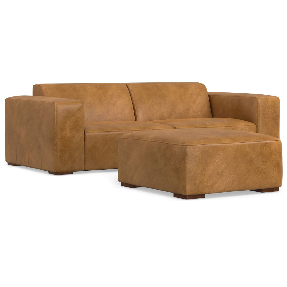 Rex - Handcrafted Sectional Sofa And Ottoman