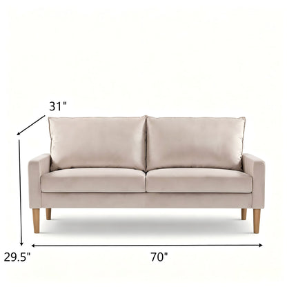 Upholstered Sofa, 3 Seater Couch For Living Room