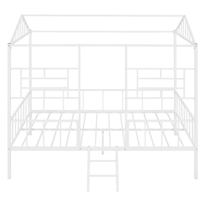 House Bed Frame With Slatted Support, No Box Spring Needed