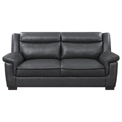 Borden - 2 Piece Living Room Set With Smooth Upholstery - Gray