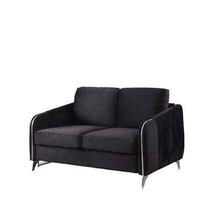 Hathaway - Velvet Modern Chic Loveseat Couch