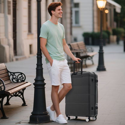 Hardshell Luggage Set 6 Piece With Duffel & Toiletry Bag