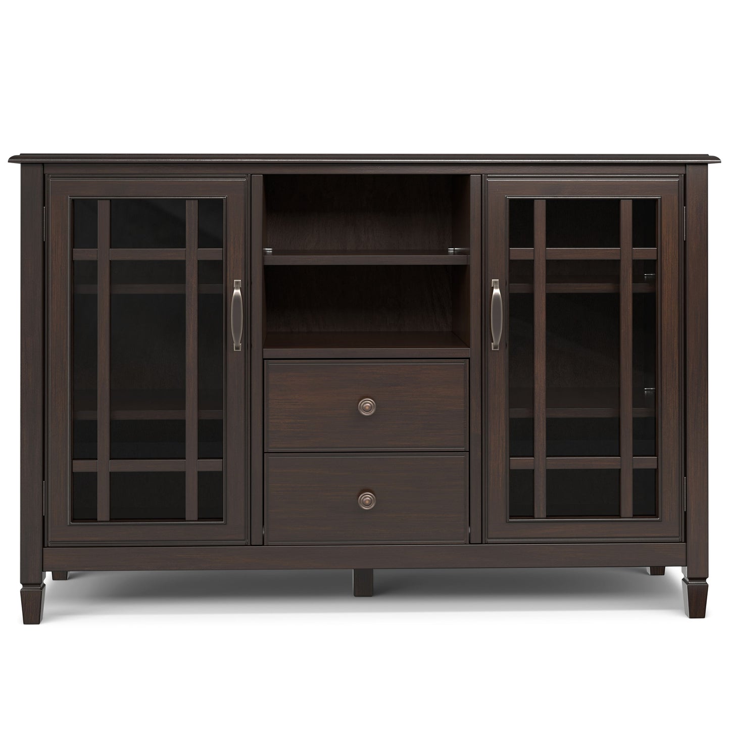 Connaught - Tall TV Stand - Brown