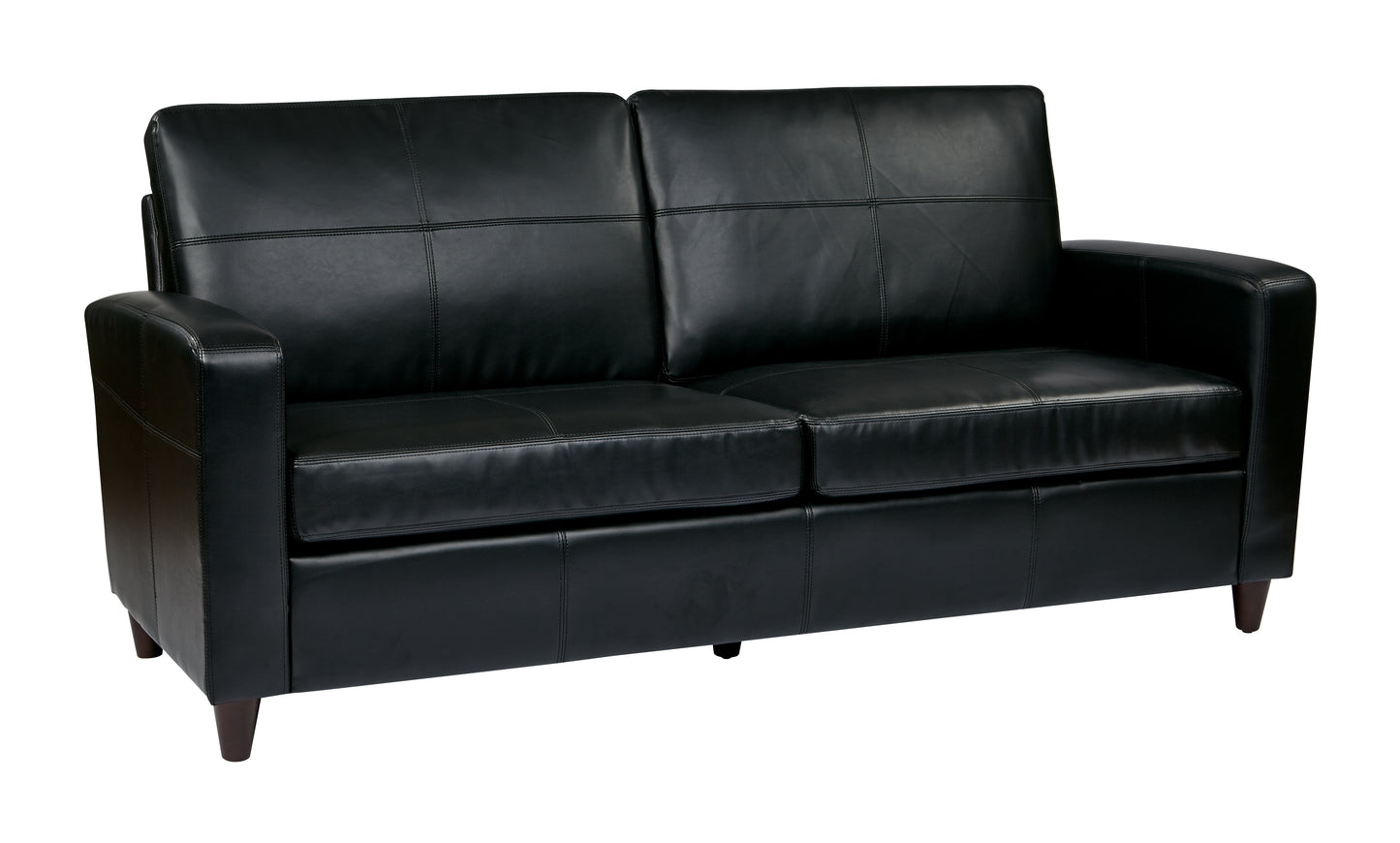 Sofa With Espresso Finish Legs