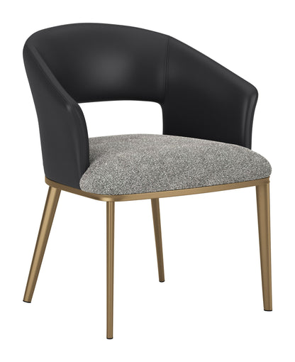 Edmond - Dining Chair - Gray / Black