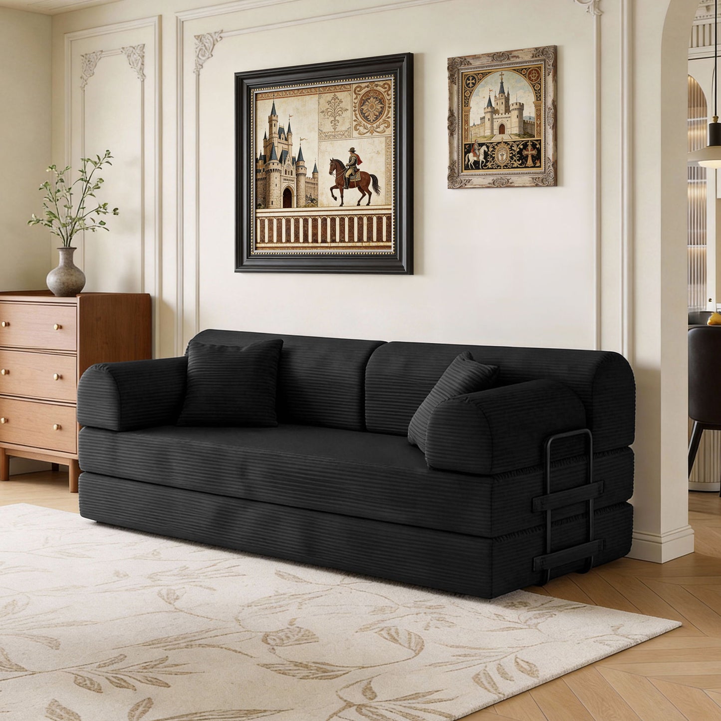 Convertible Sleeper Sofa Bed For Living Room