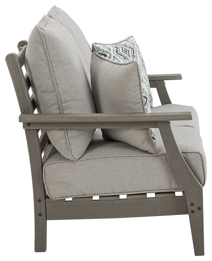 Visola - Gray - Loveseat w/Cushion