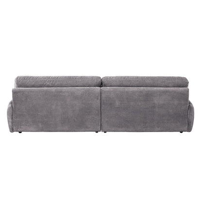 Cadenza - Corduroy Sofa - Gray