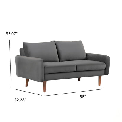 Kent - Loveseat, 2 Seater Sofa For Compact Living Spaces
