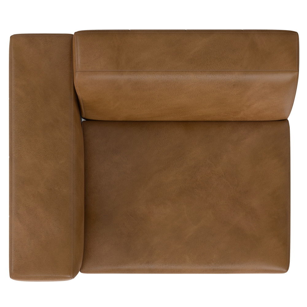 Rex - Left Arm Sofa Module - Brown