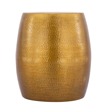 Et-201 - Oval End Table - Gold