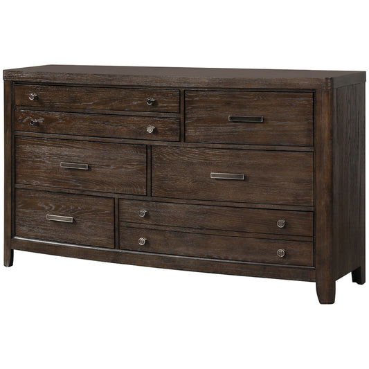 Dresser Cedar Lined Bottom Drawers - Antique Brown