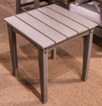 Lone View Bay - Square End Table - Gray