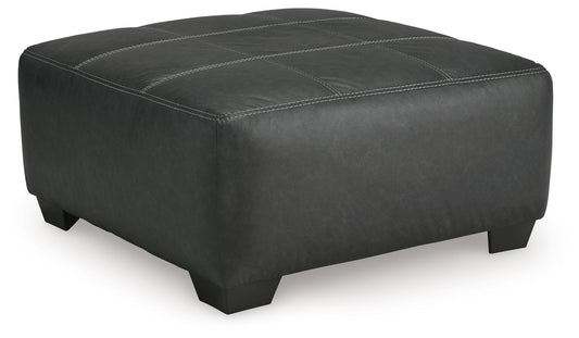 Brixley Pier - Graphite - Oversized Accent Ottoman