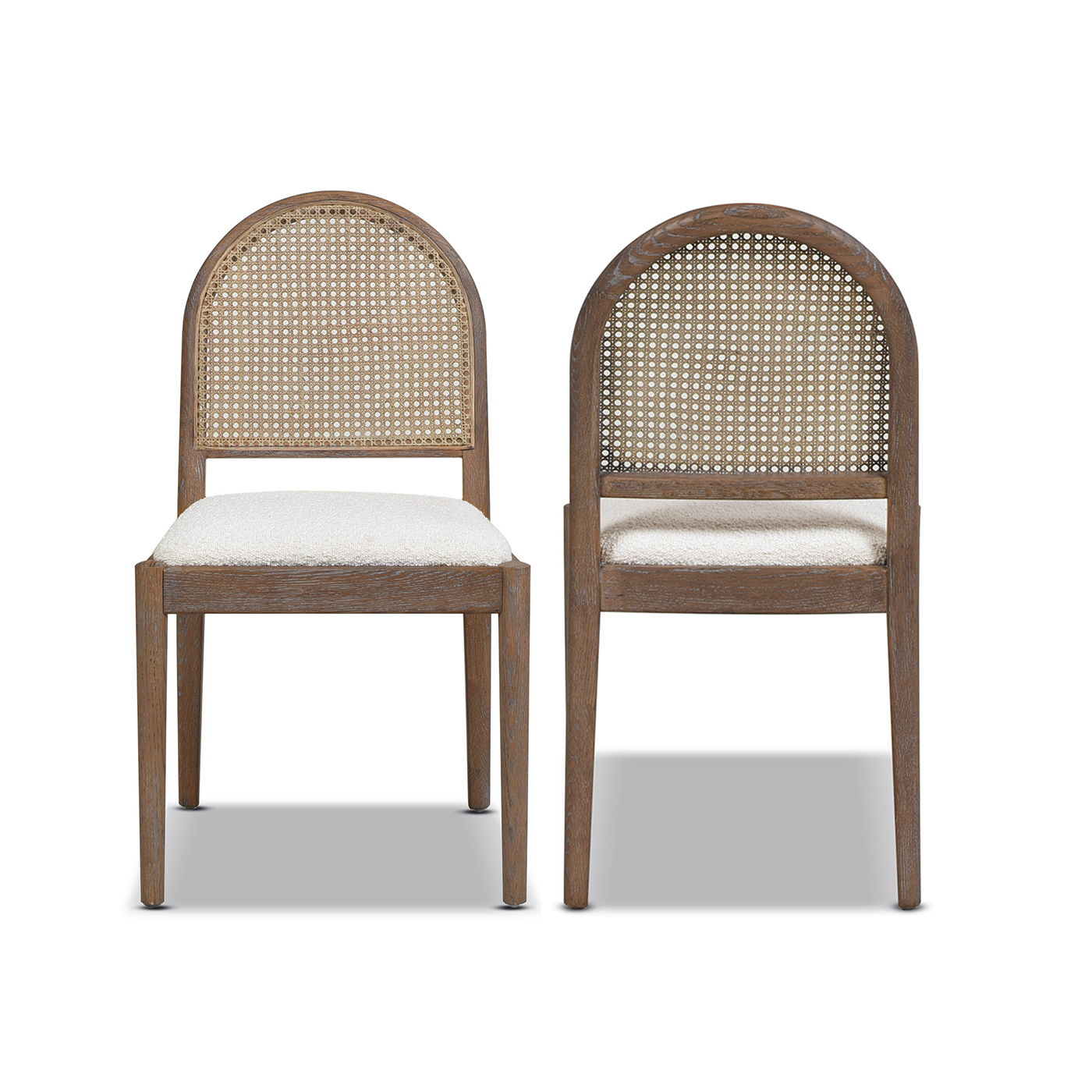 Panama - Curved Cane Side Dining Chair (Set of 2)