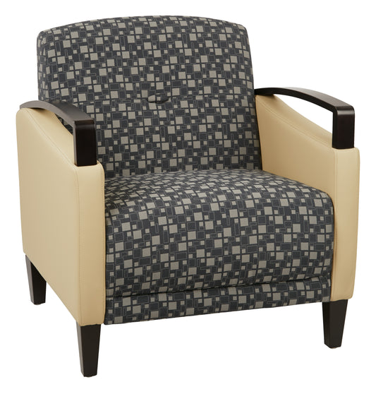 Main Street 2-Tone Custom Fabric Chair