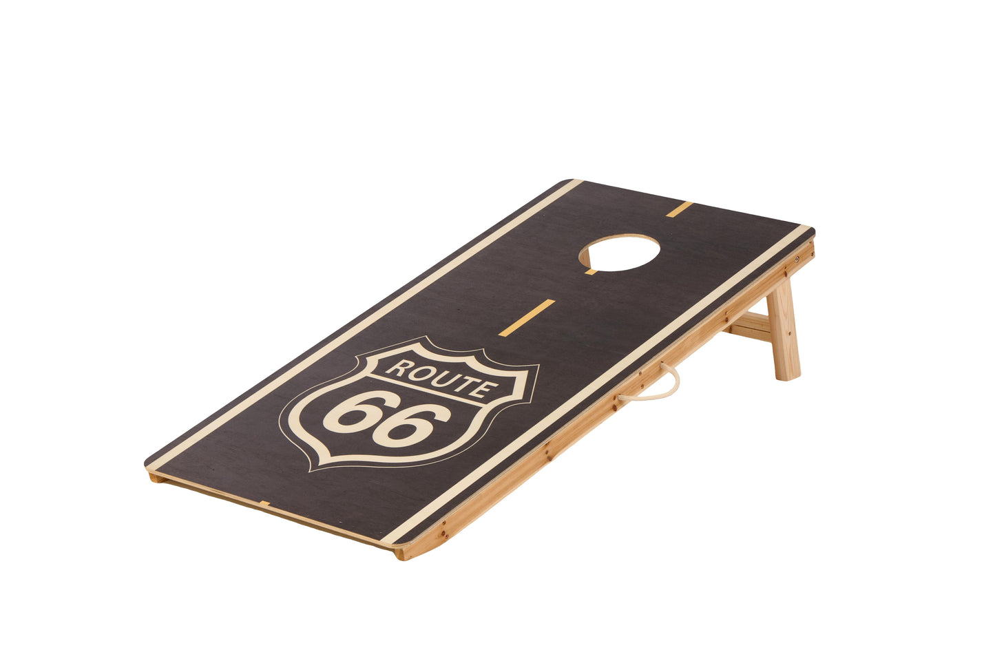 4X2 Ft Large Size Cornhole Board (Set of 2), Outdoor Game Board Set With 8 Bean Bags, Perfect For Lawn, Backyard, Beach, Park - Black / White