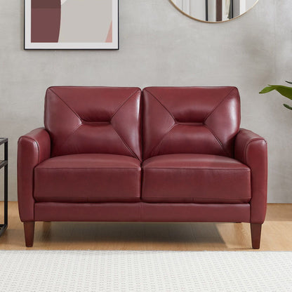 Mavis - Leather Loveseat