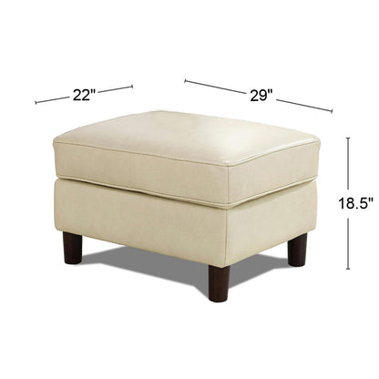 Bella - Leather Storage Ottoman