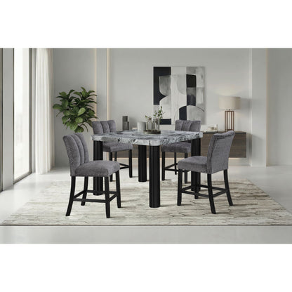 Square Frame Dining Table - Gray