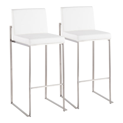 Fuji - Contemporary And Modern Elegance High Back Barstool